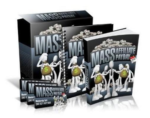 Product picture Mass Affiliate Payday - *RR + Free Extra Bonus included!*